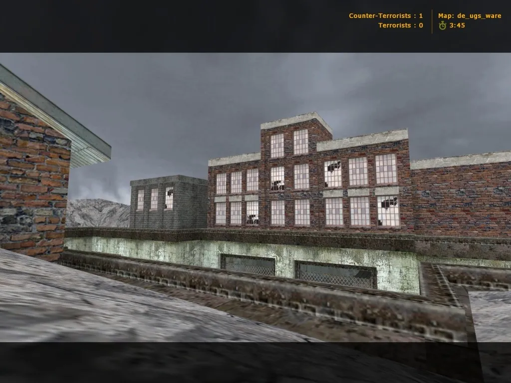 Скриншот Карта de_ugs_ware для CS 1.6: тактические возможности и особенности