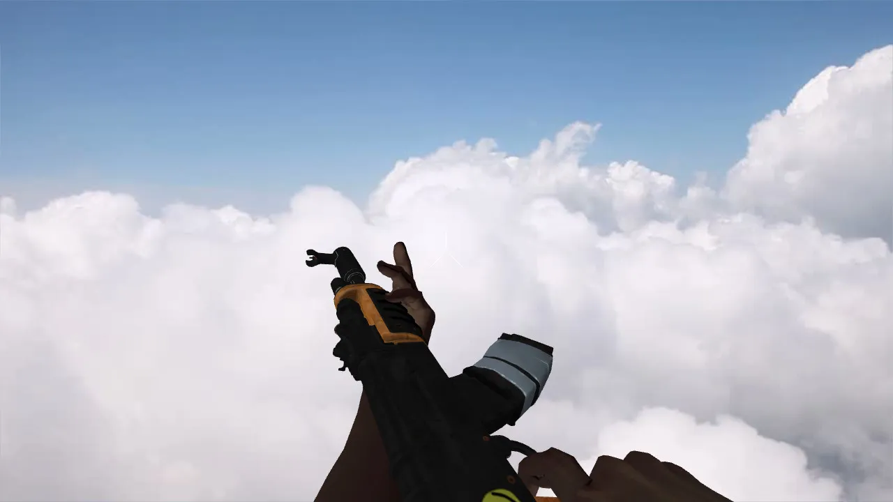 Скриншот Модель «AK-47 RUST» для CS 1.6: v_ и p_ модели, звуки, анимация осмотра и качество текстур