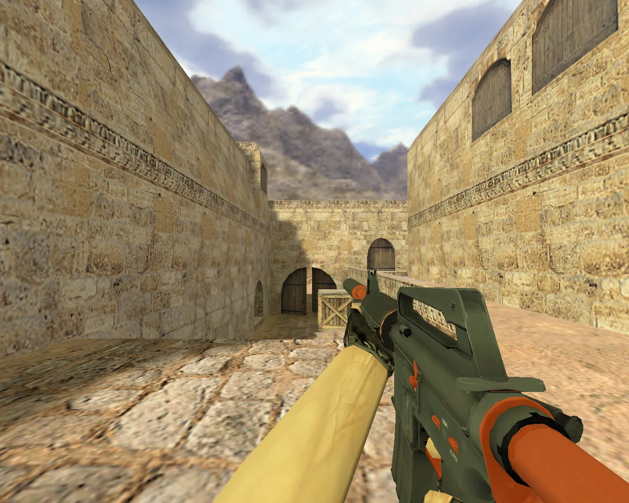 Скриншот Модель «М4А1 Нитро» v_ для CS 1.6: p_ w_ модели, звуки, анимация осмотра и текстуры