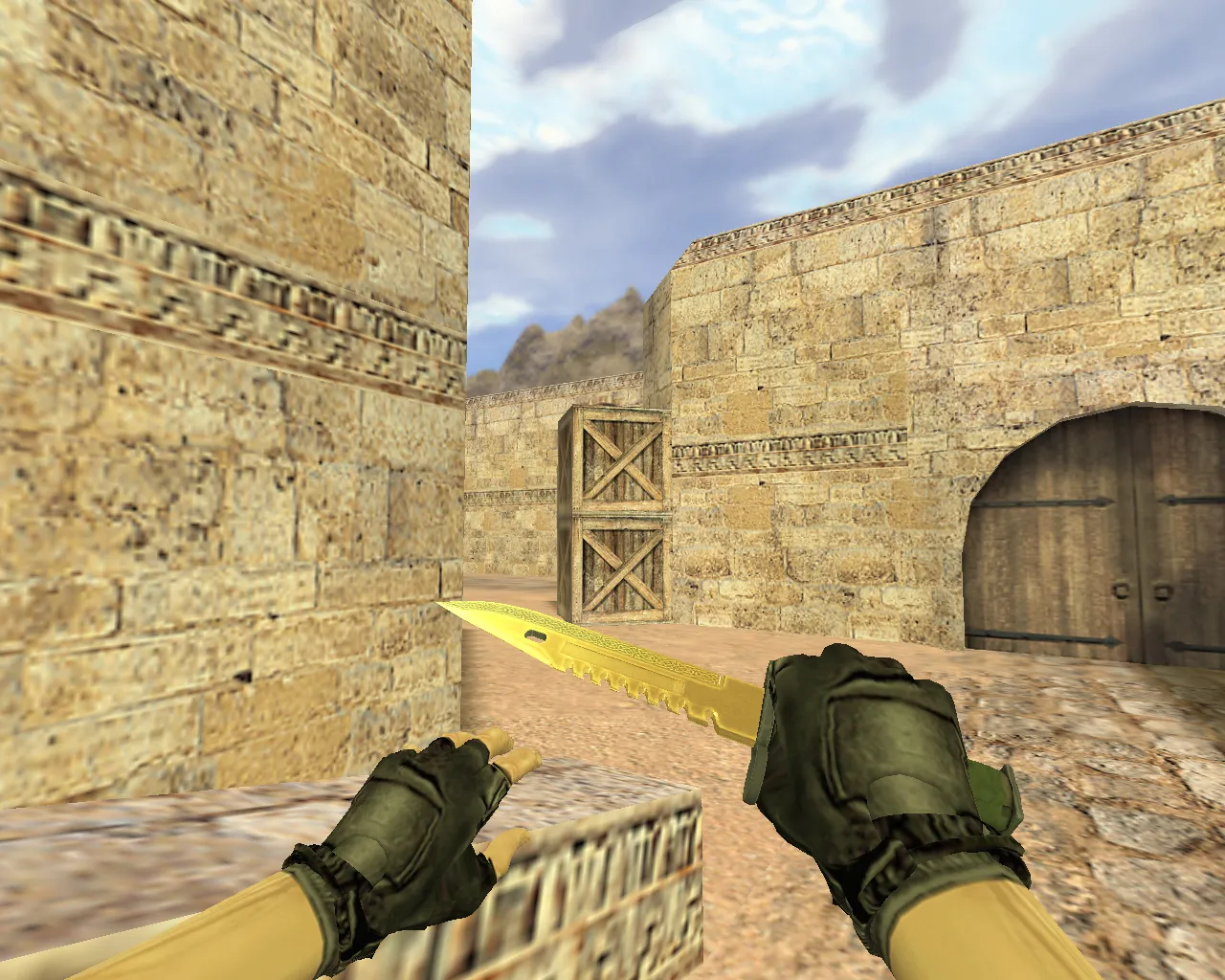 Скриншот Модель «Штык-нож M9 Легенды» для CS 1.6: v_, p_, w_ модели, звуки, анимация осмотра, текстуры