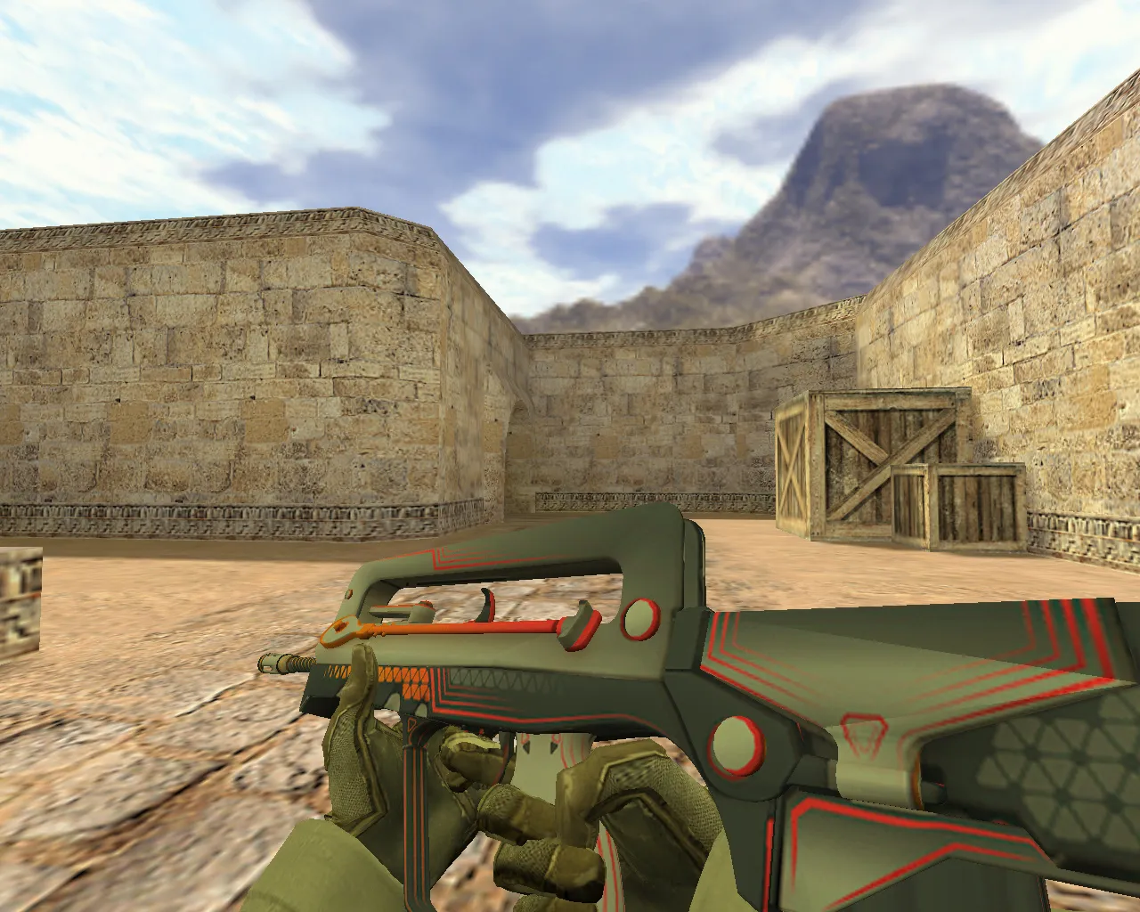 Скриншот Модель Famas Валентность для CS 1.6 - Качественная замена