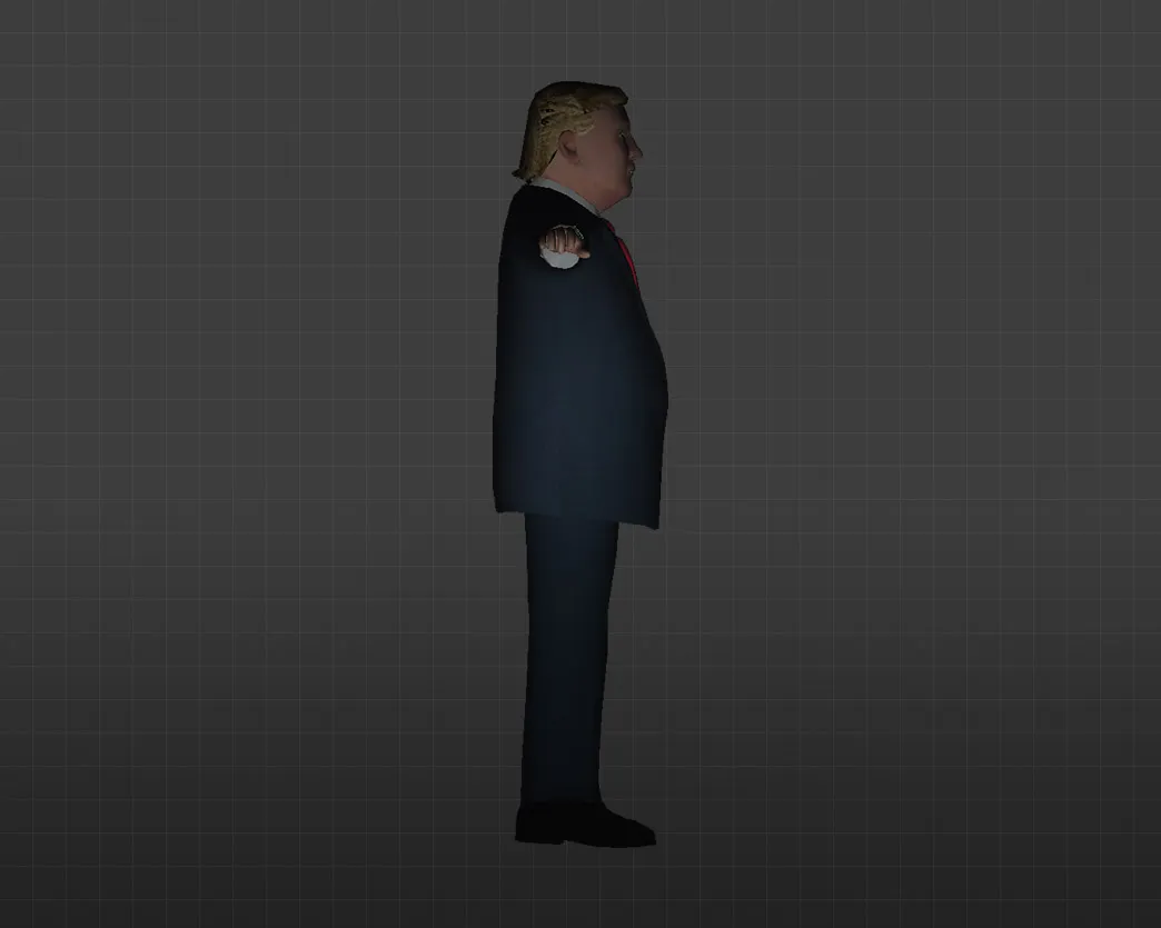 Скриншот Модель «Дональд Трамп» для CS 1.6 - Уникальный скин в штатском