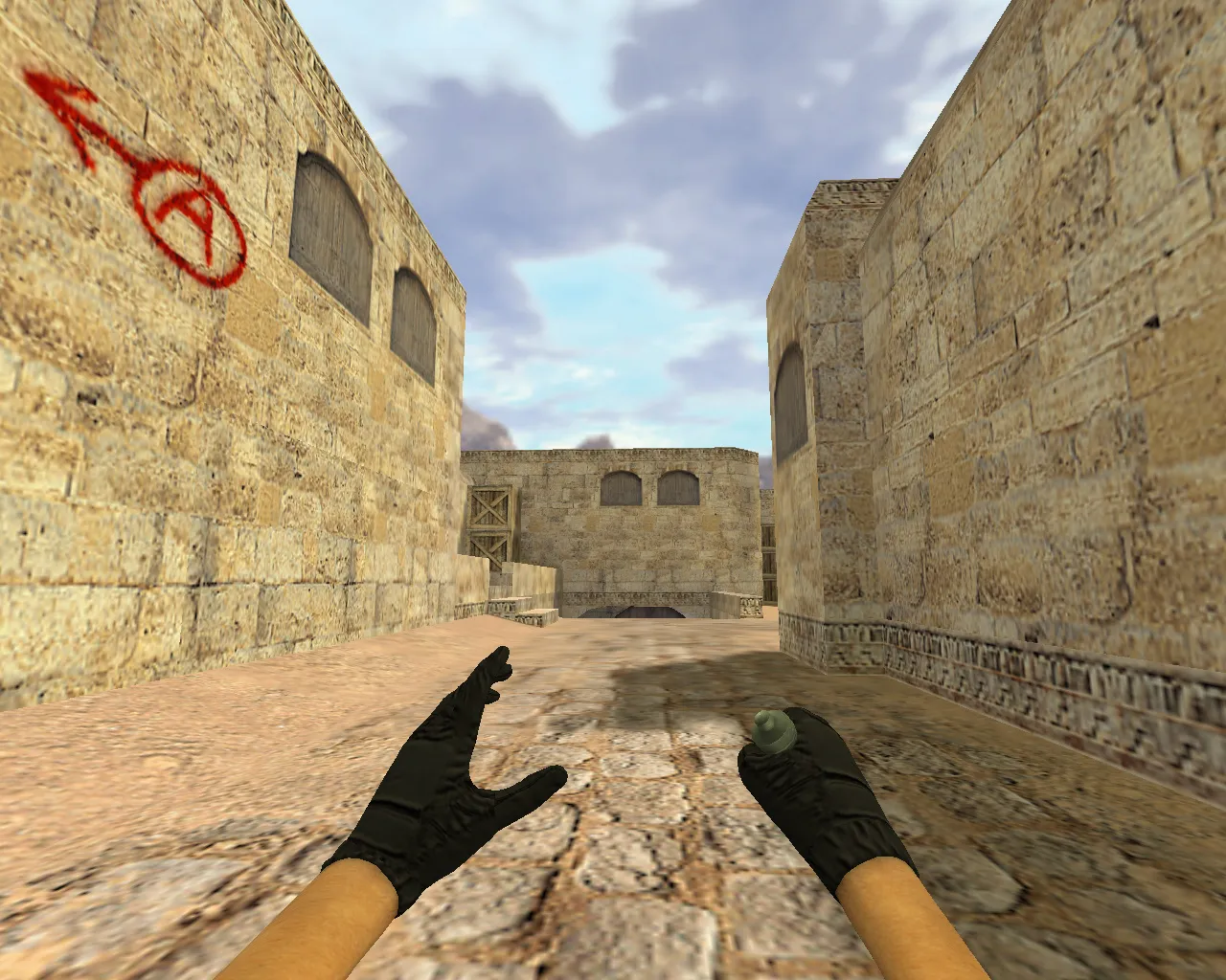 Скриншот Модель «Нож Рэмбо» v_knife для CS 1.6: текстуры, звук, анимация осмотра и качество модели