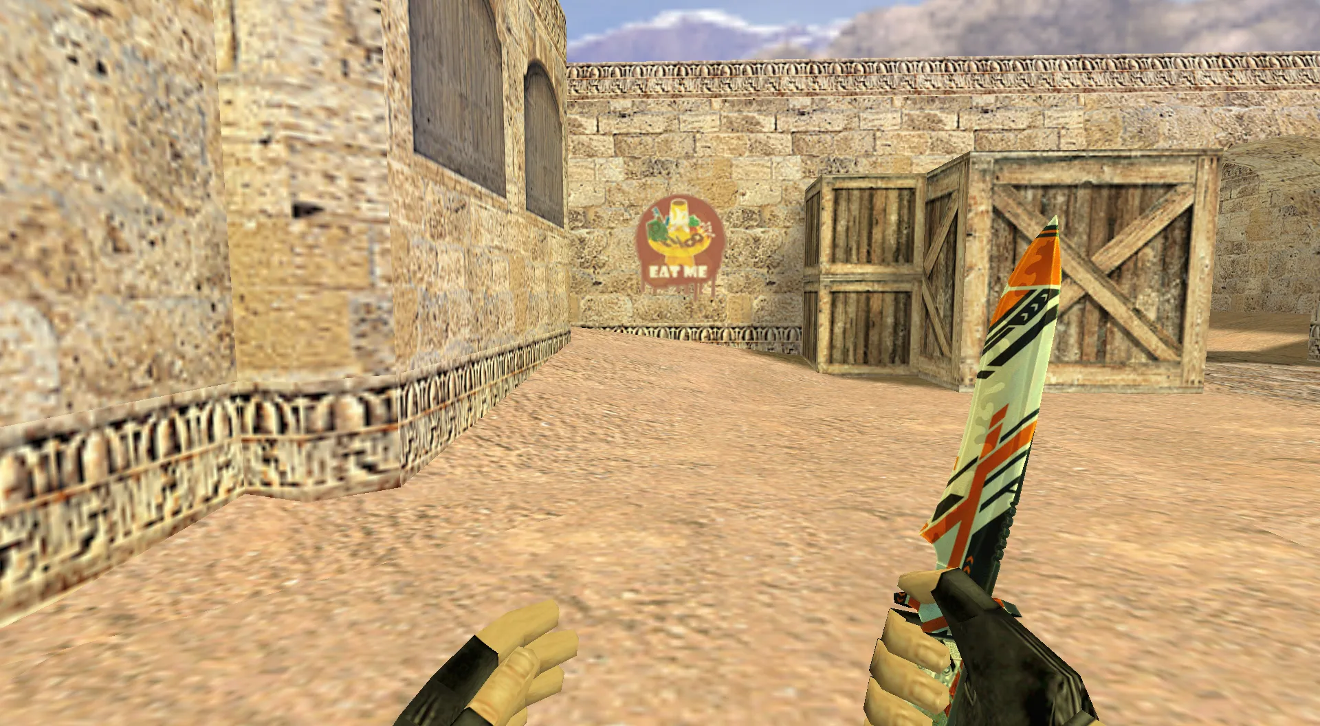 Скриншот Граффити «Хого» для CS 1.6 - Уникальные скины и стиль