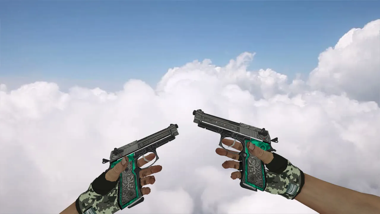 Скриншот  Пак моделей оружия «Hand Wraps Spruce DDPAT» для CS 1.6: v_ и p_ модели, звуки, анимация осмотра, текстуры и настройка