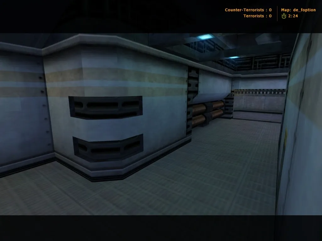 Скриншот  de_foption: карта для CS 1.6, точки, маршруты, .nav для ботов и оптимизация wpoly/epoly