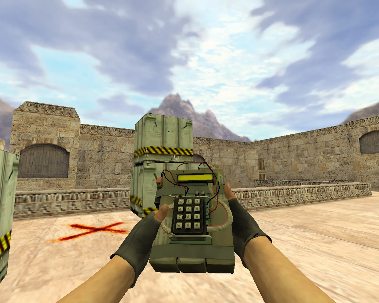 Скриншот Модель «Бомба из CS:GO» (C4) для CS 1.6: v_, p_, w_ модели, звуки, анимация осмотра