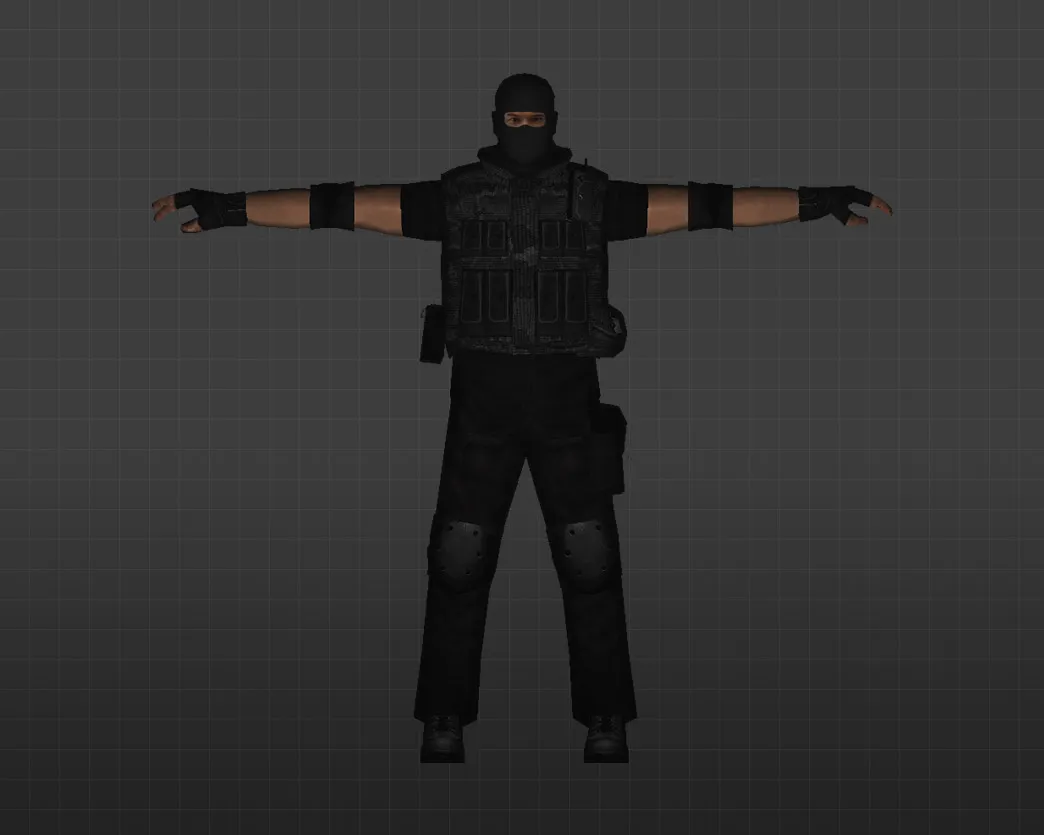 Скриншот Модель «Черные волки» для CS 1.6 - Уникальные скины для ваших бойцов