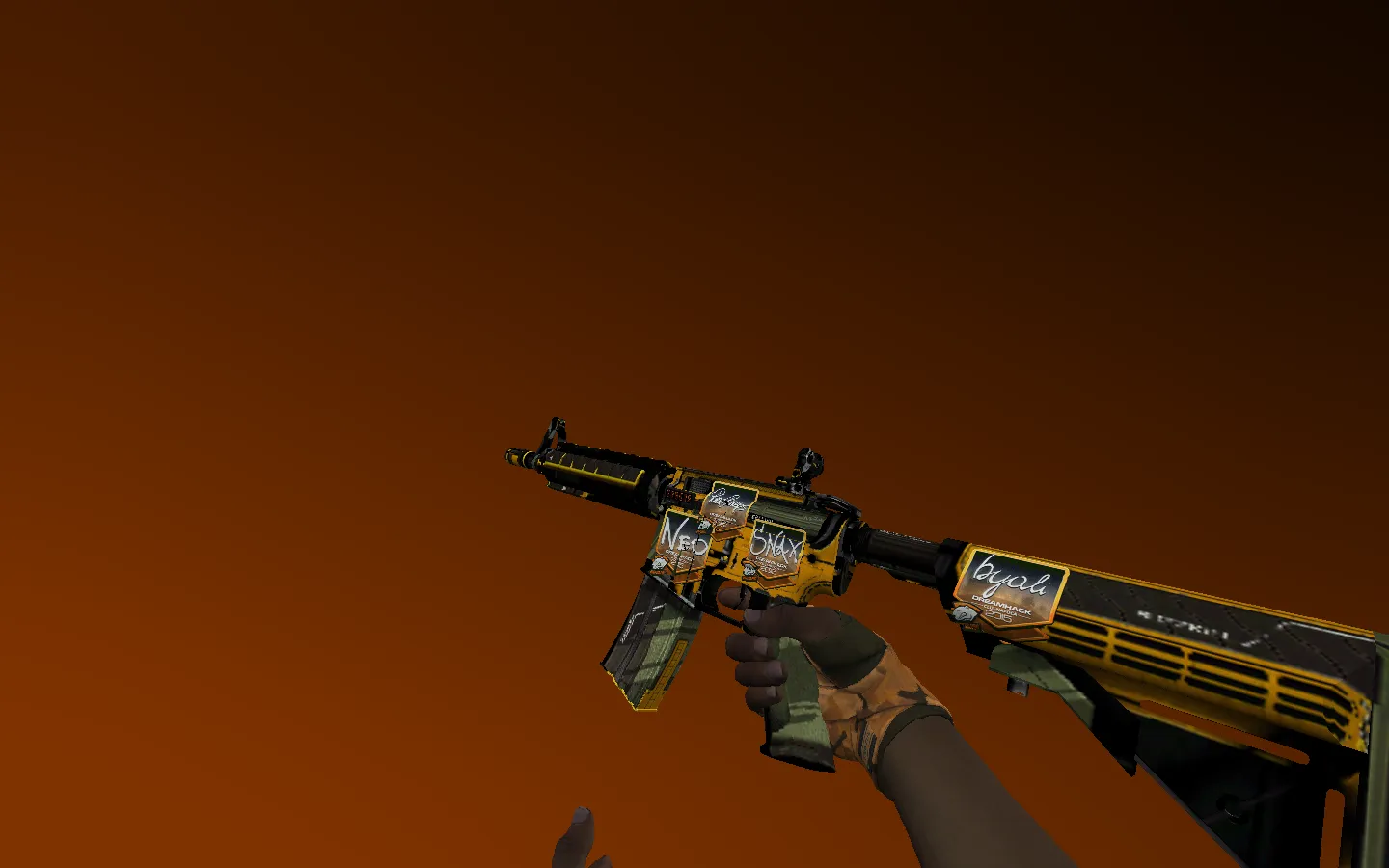 Скриншот  Пак с перчатками «Обмотки рук | Пустошь» для CS 1.6: v_ и p_ модели, звуки, анимация осмотра, текстуры