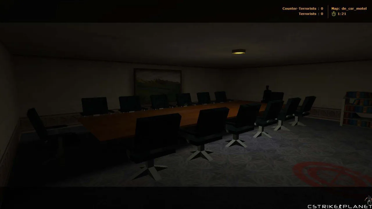 Скриншот de_csr_motel карта для CS 1.6: тактики за Т и КТ, точки контроля, .nav и оптимизация под сервера