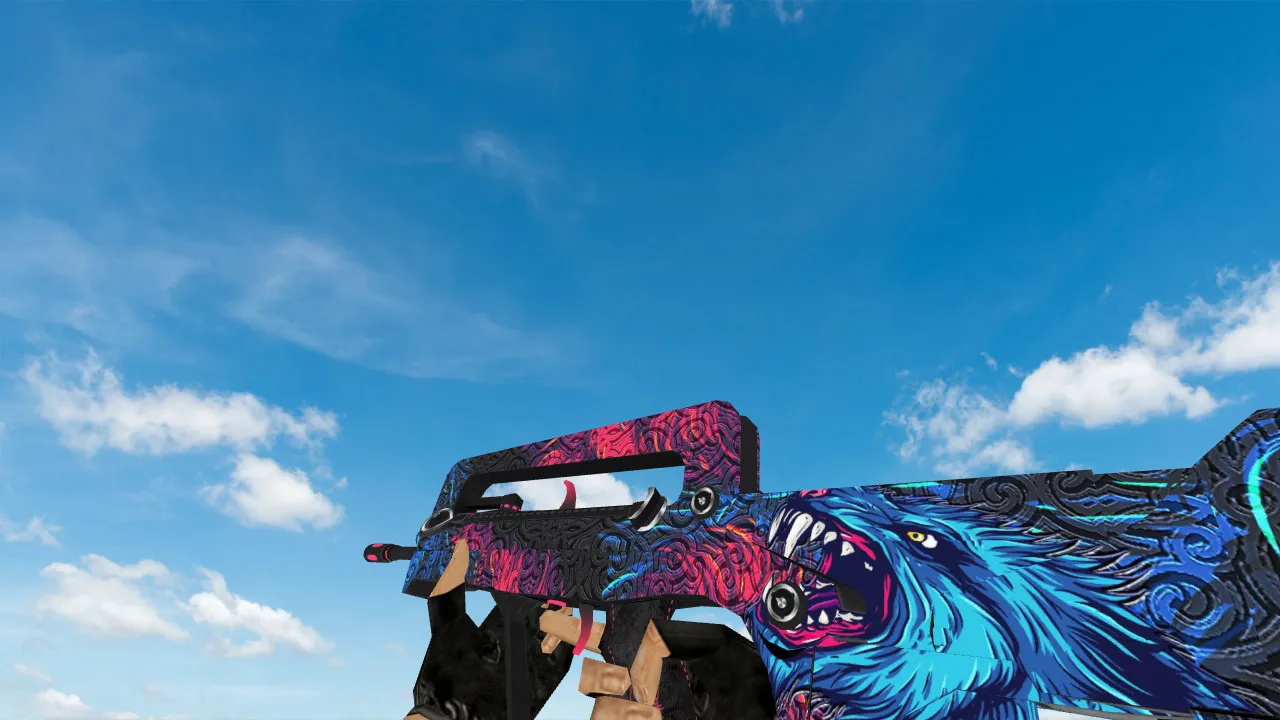 Скриншот Модель Famas «Синий волк» для CS 1.6 – скачать и установить