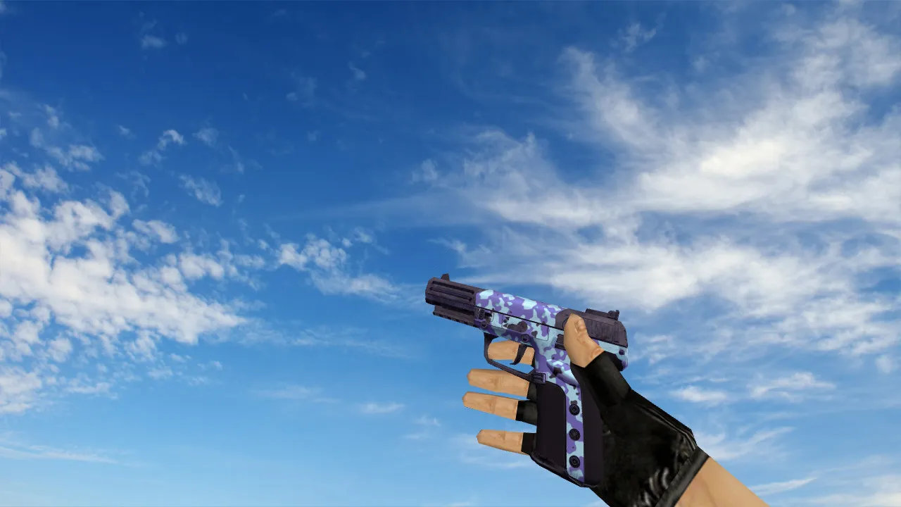 Скриншот Модель Five-Seven Desert Camo Blue для CS 1.6: Новая Эстетика