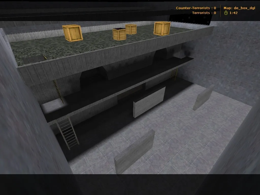 Скриншот  Карта de_box_dgl для CS 1.6: точки, баланс сторон, .nav для ботов и настройки оптимизации