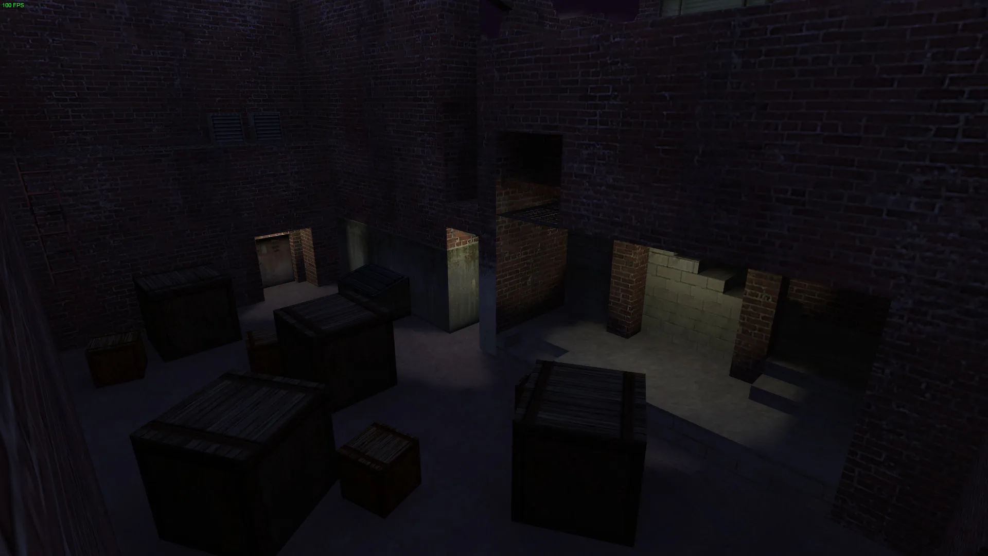 Скриншот Карта de_alley23 для CS 1.6: баланс сторон, точки, .nav для ботов и оптимизация wpoly/epoly