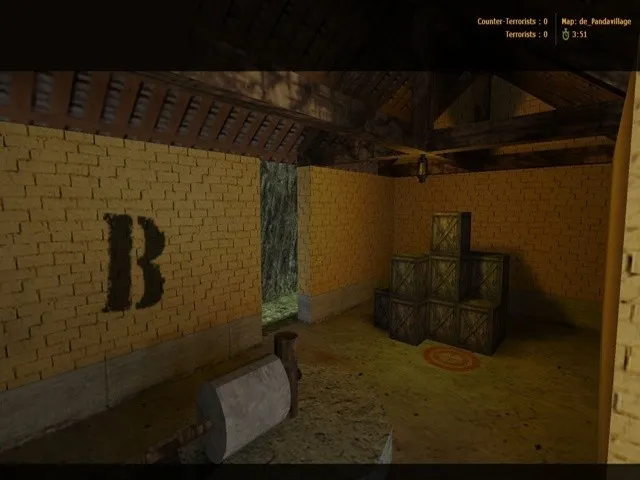 Скриншот  Карта de_pandavillage для CS 1.6: Тактические возможности и баланс