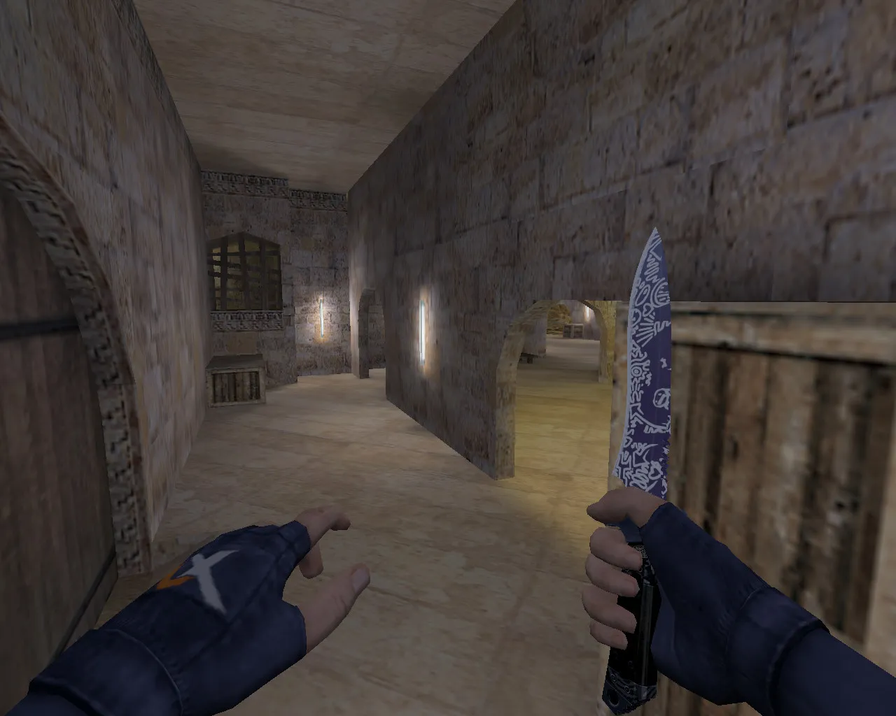 Скриншот  de_dustycache карта для CS 1.6: точки, ротации, .nav и оптимизация под 4554/8610