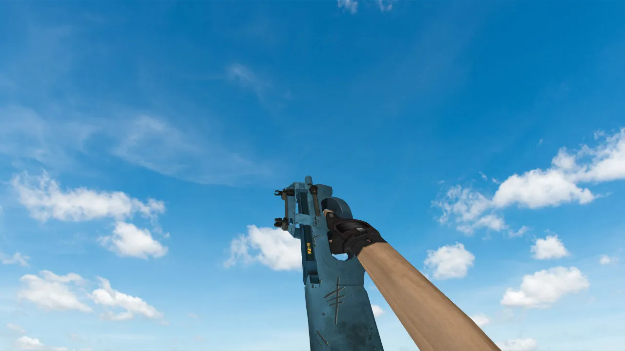 Скриншот Модель P90 «Пришелец» для CS 1.6 - Уникальный Скин