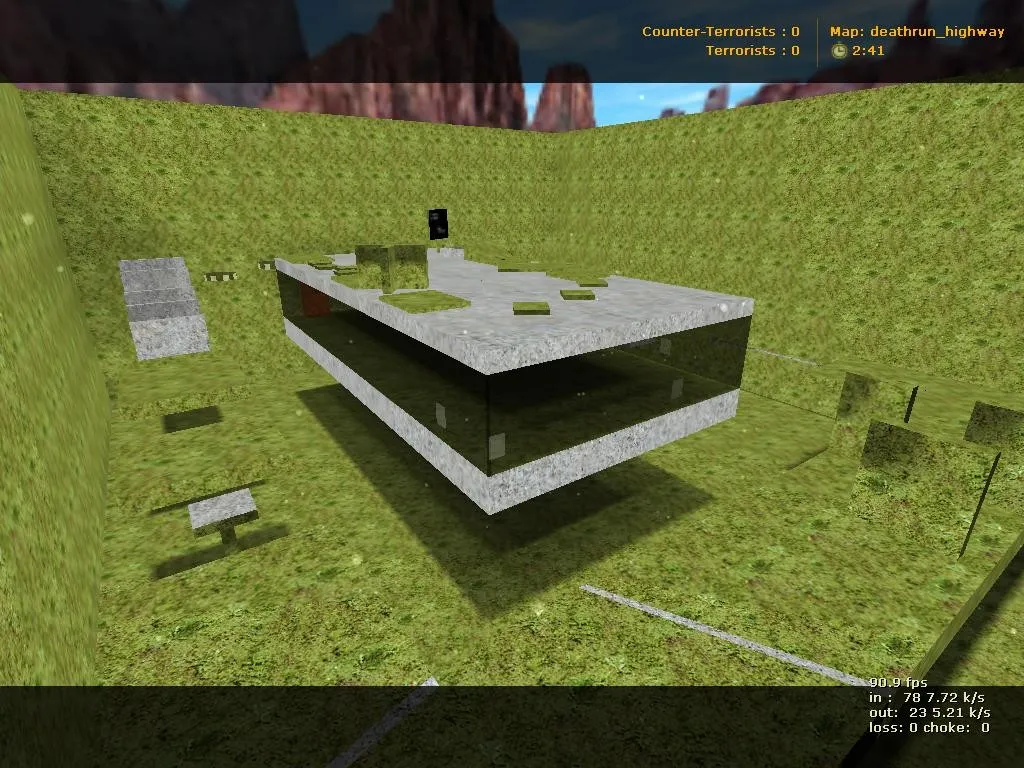 Скриншот Карта «deathrun_highway» для CS 1.6