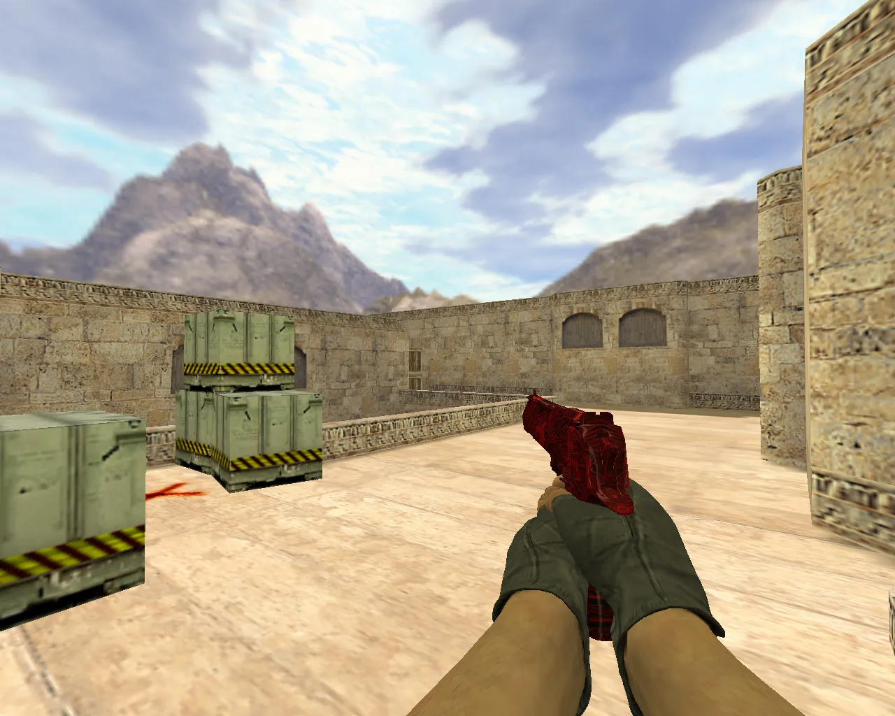 Скриншот Модель «Deagle Буря в закате» для CS 1.6 - Скачай сейчас!