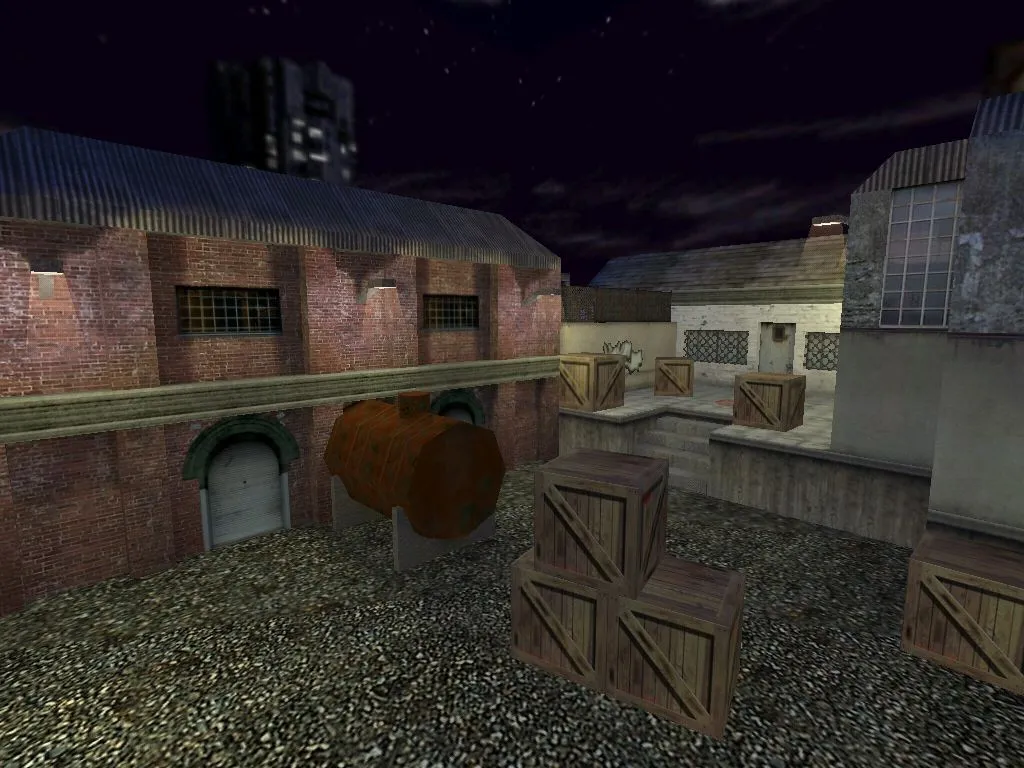 Скриншот  Карта de_nightwatch для CS 1.6: Тактика и особенности