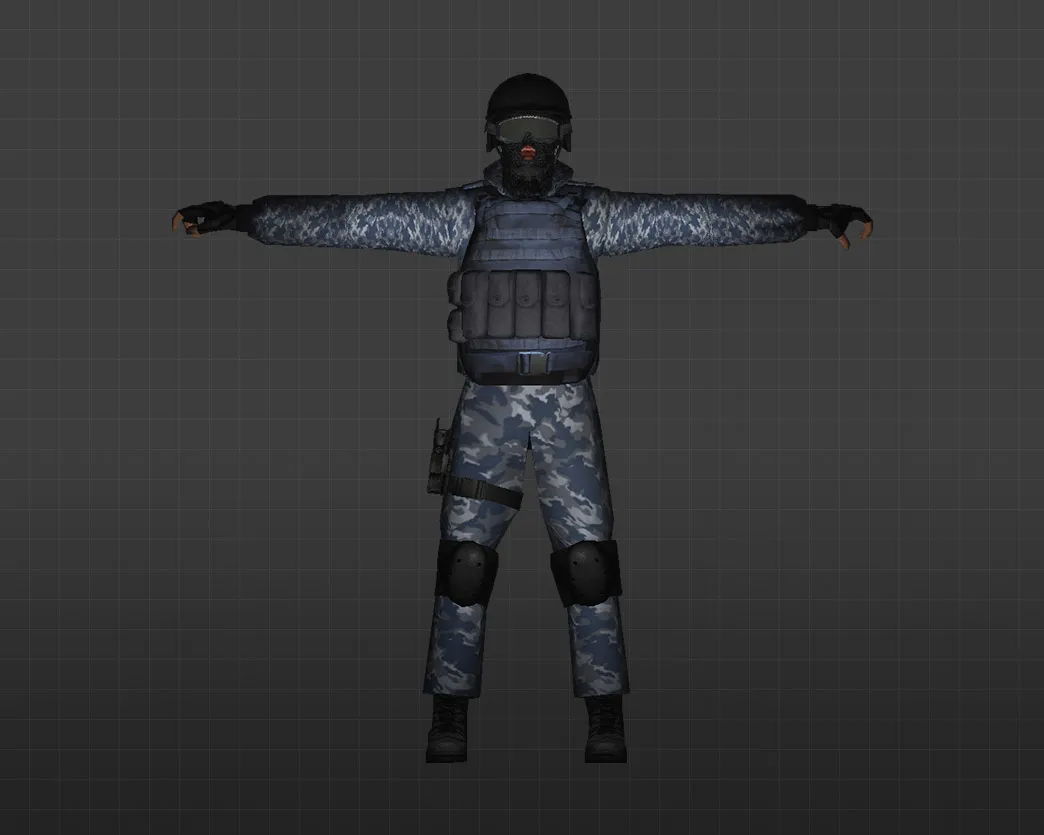 Скриншот Модель «ОМОН» для CS 1.6 - Реальные Игроки с Уникальным Стилем