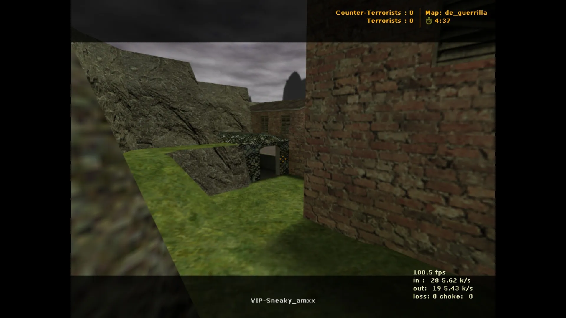 Скриншот  Карта de_guerrilla для CS 1.6: баланс сторон, точки, .nav для ботов, оптимизация wpoly/epoly