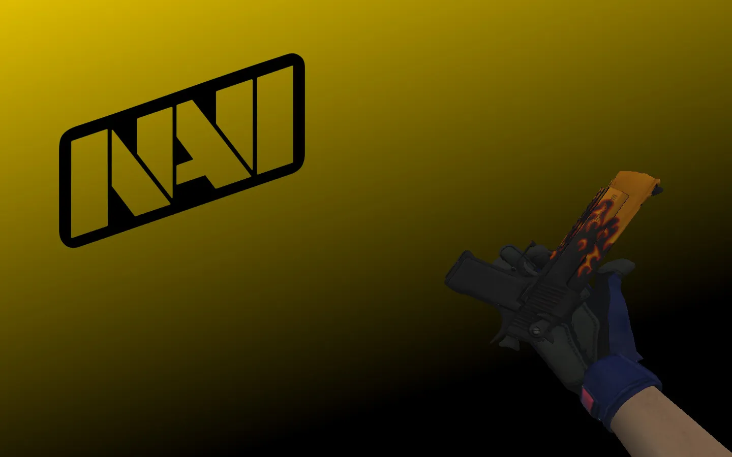 Скриншот Инвентарь Navi Flamie для CS 1.6: паки оружия v_/p_/w_ модели, звуки, анимация осмотра, перчатки и нож