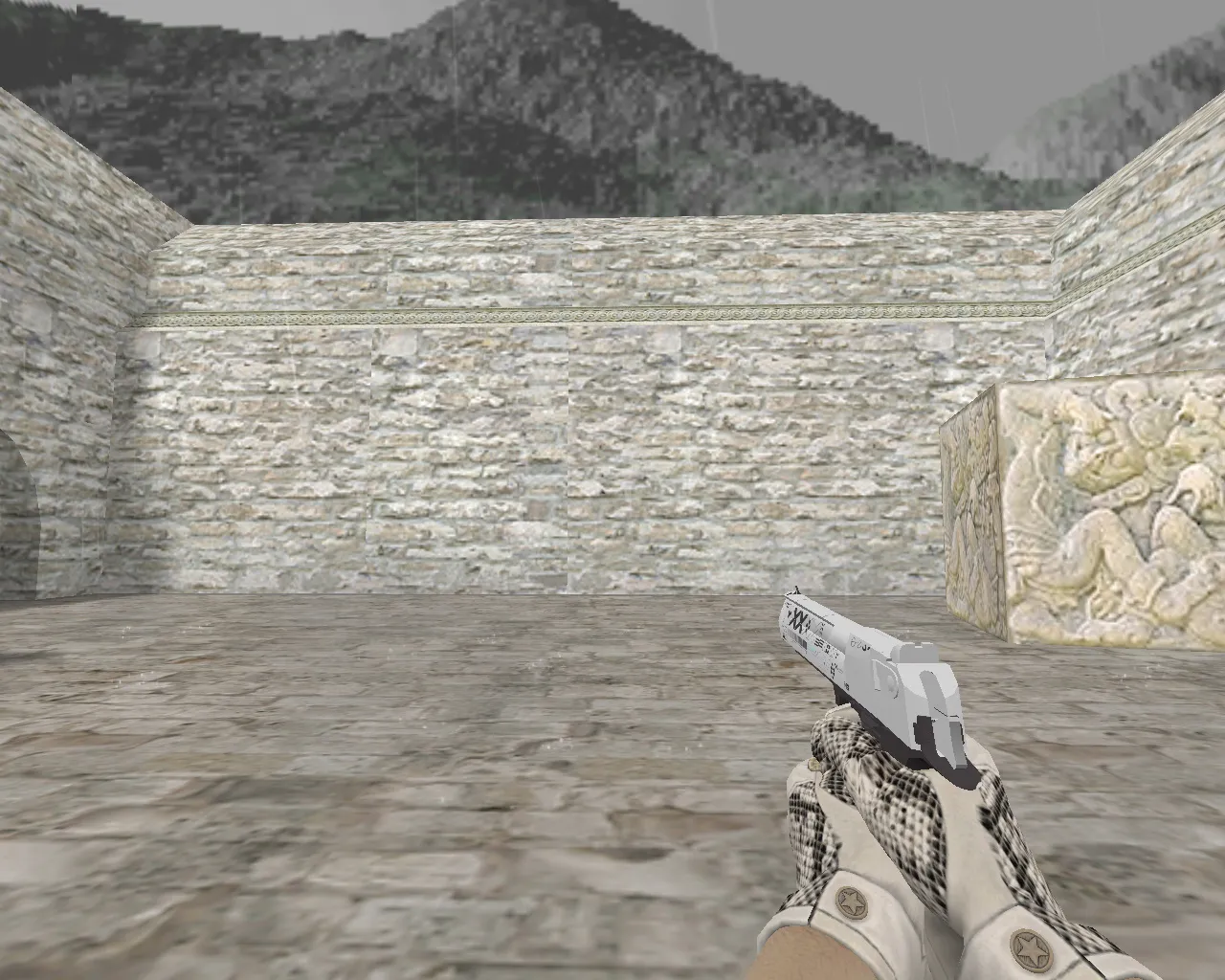 Скриншот Deagle «Поток информации» для CS 1.6 - Уникальный скин