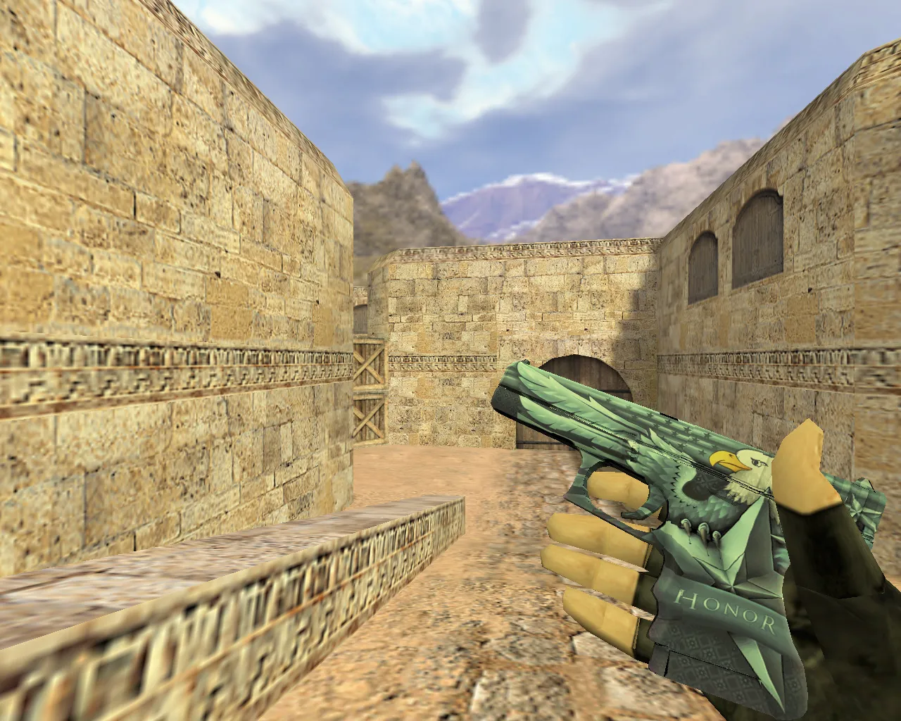 Скриншот Модель Glock Дело чести для CS 1.6 - качественная текстура и анимация