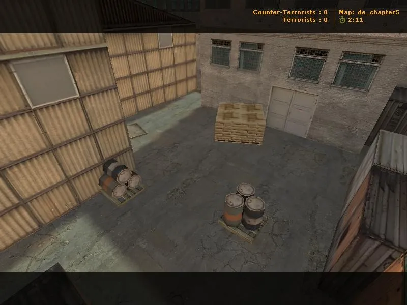 Скриншот  Карта de_chapter5 для CS 1.6: тактика за Т и КТ, точки, раунды, .nav и оптимизация