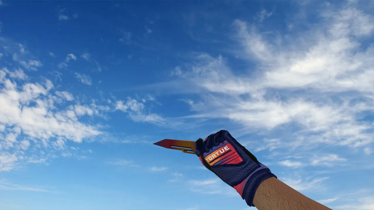 Скриншот Модель ножа «Паракорд-нож Градиент» v_ для CS 1.6: p_, w_ модель, звуки, анимация осмотра