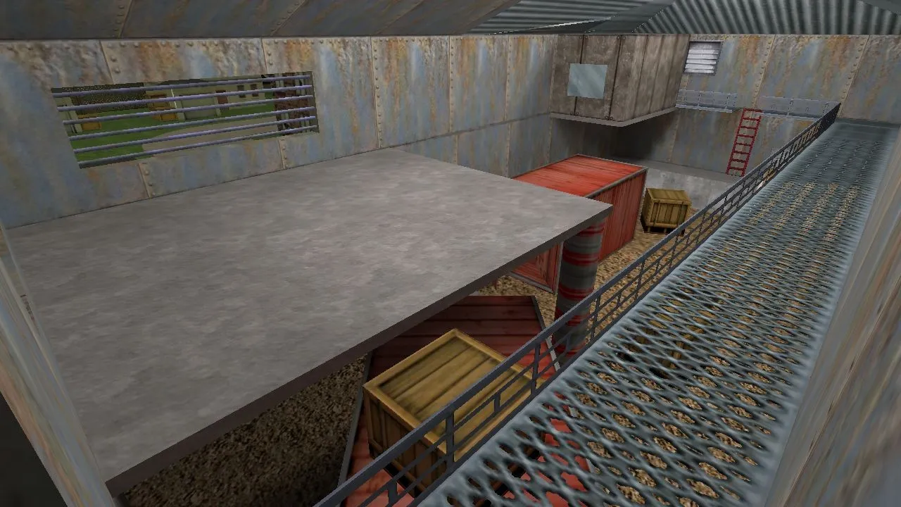 Скриншот  de_dirt карта для CS 1.6: баланс сторон, точки, .nav для ботов и оптимизация wpoly/epoly