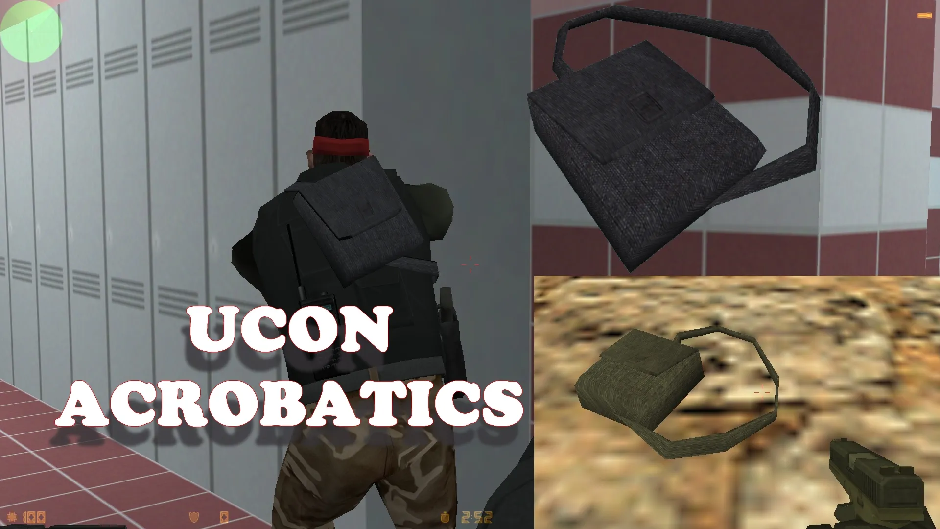 Скриншот  Модель «Modern Backpack» для CS 1.6: v_ p_ w_ модели, звуки, анимация осмотра, текстуры и настройка