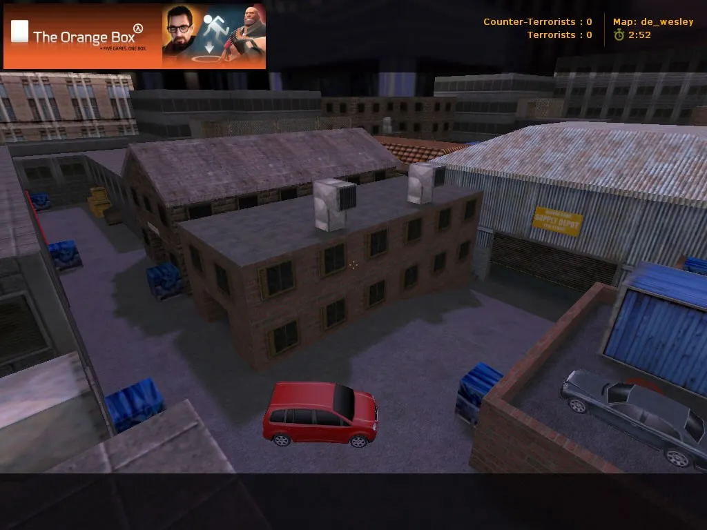 Скриншот Карта «de_wesley» для CS 1.6 - Тактический анализ и особенности