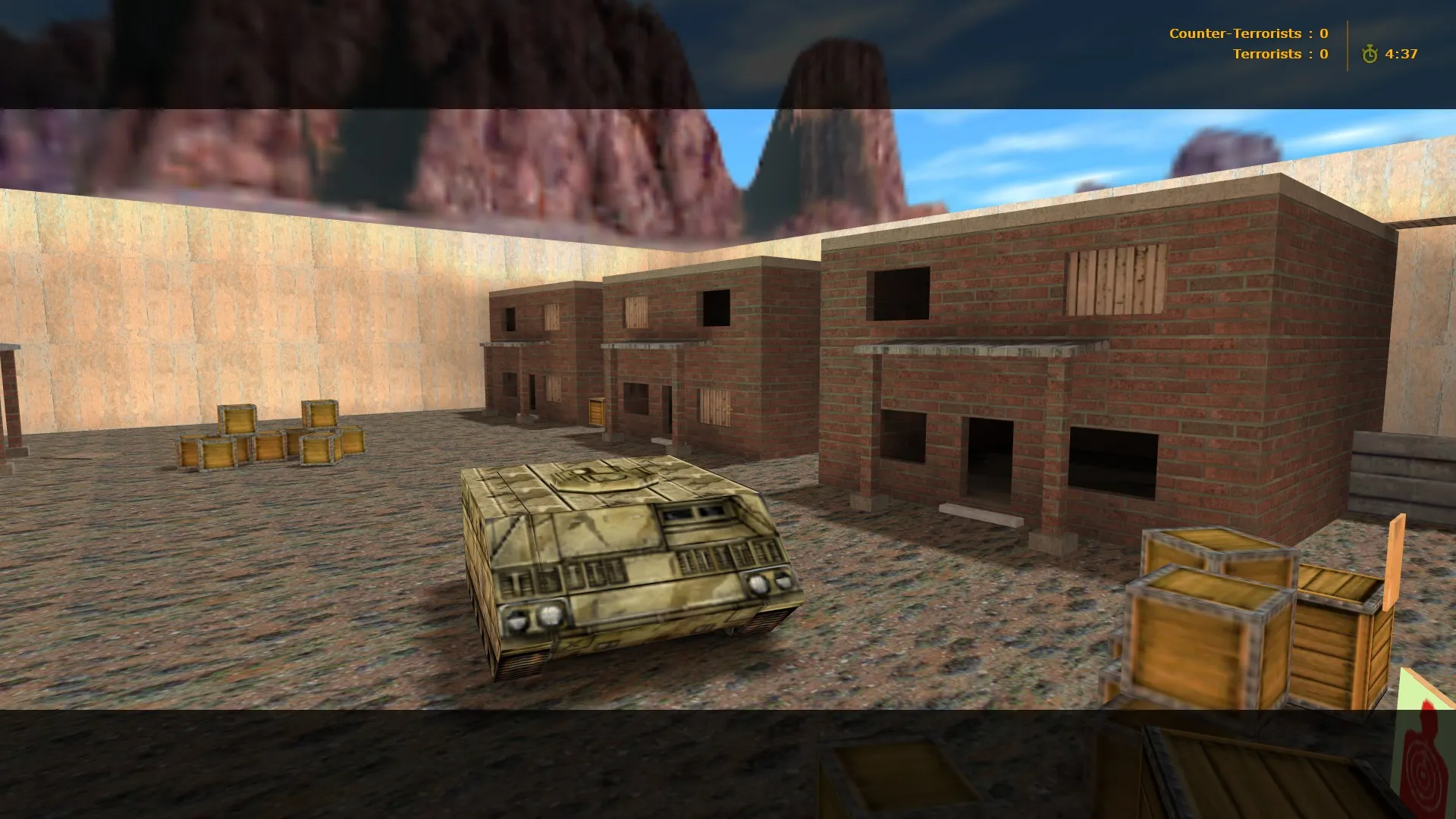 Скриншот  cs_combattown для CS 1.6: обзор карты, точки, маршруты, оптимизация и NAV для ботов