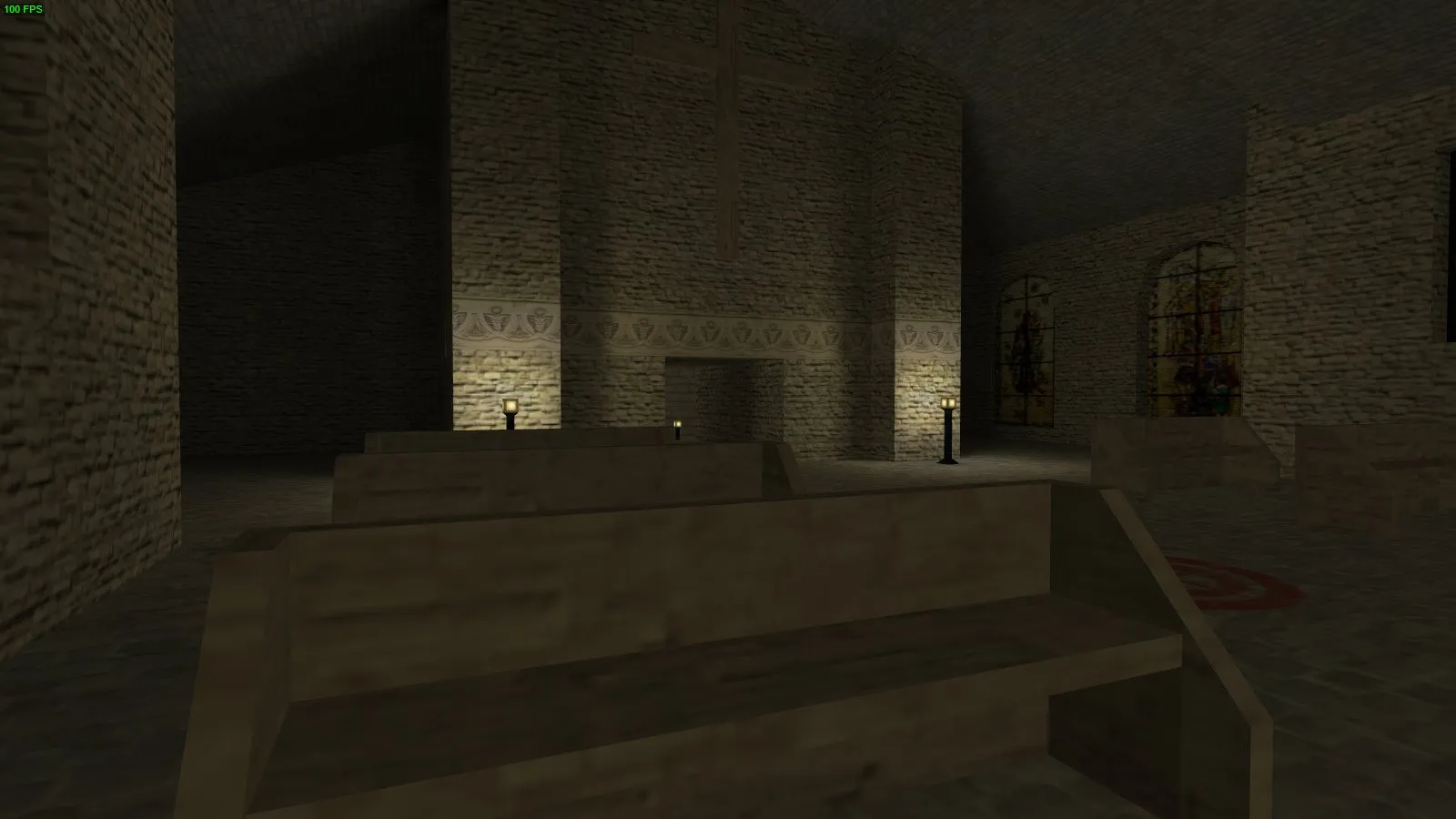 Скриншот Карта de_abtei для CS 1.6: точки, заходы, .nav для ботов и оптимизация wpoly/epoly