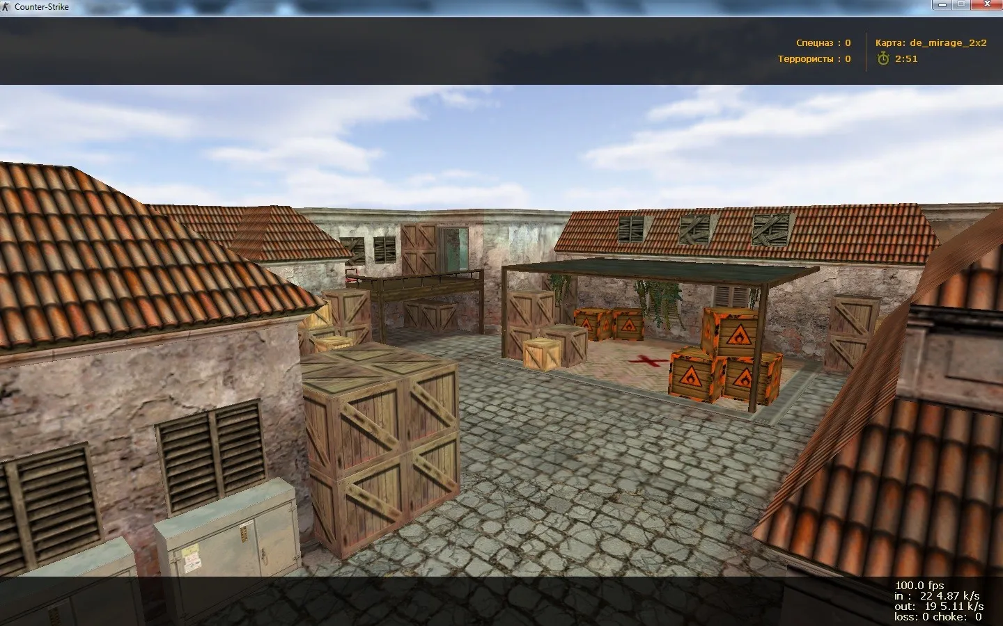 Скриншот  Карта de_mirage_2x2 для CS 1.6 - Скачать и Играть
