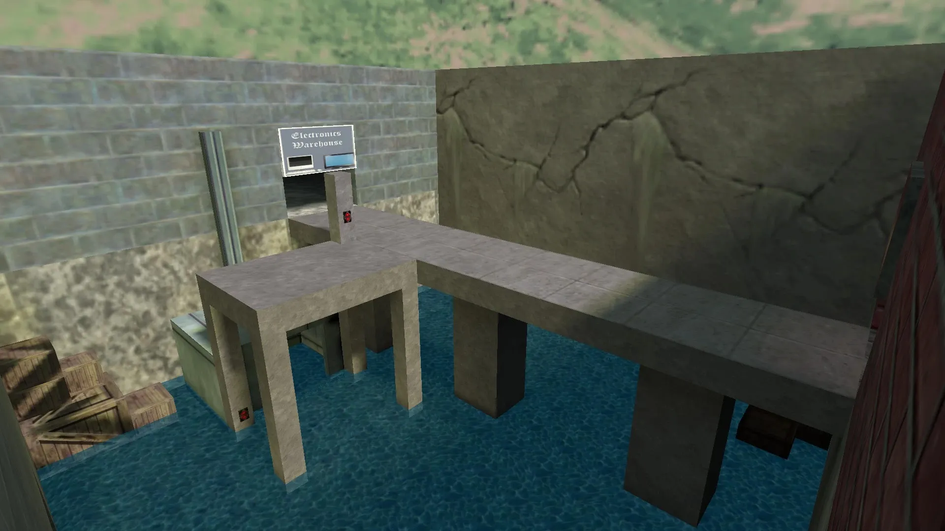 Скриншот  de_cliff для CS 1.6: обзор карты, точки Т/CT, .nav для ботов и оптимизация