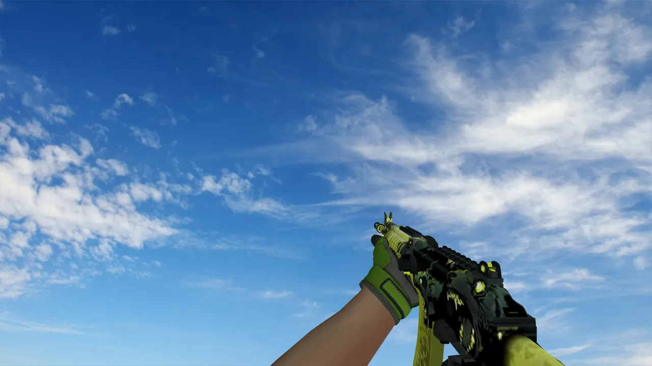 Скриншот  Пак моделей Specialist Gloves Emerald Web Pack для CS 1.6: v_/p_/w_ модели, звуки, анимация осмотра и качество текстур