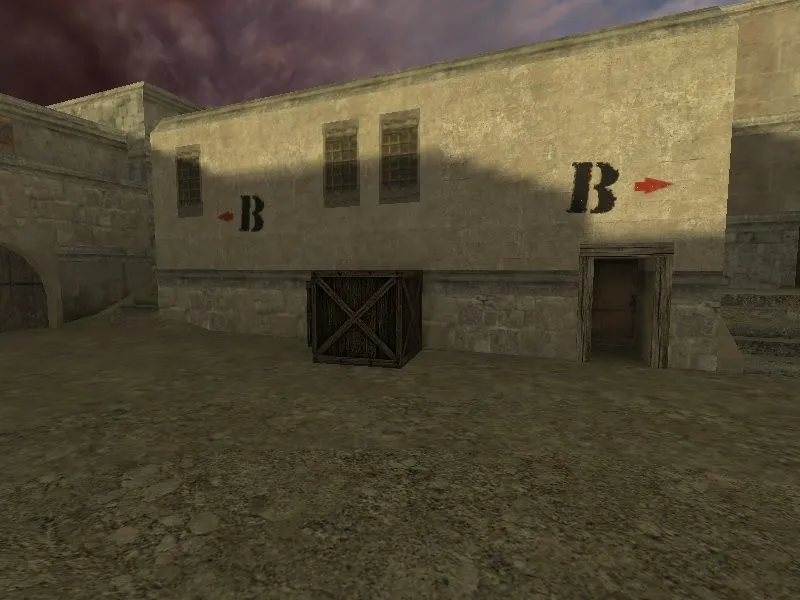 Скриншот de_hassan карта для CS 1.6: точки, раунды, .nav для ботов, баланс сторон и оптимизация