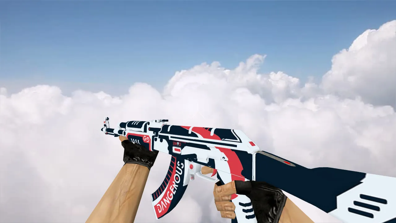 Скриншот Модель «AK-47 Dangerous» для CS 1.6 - Высокое качество и детализация