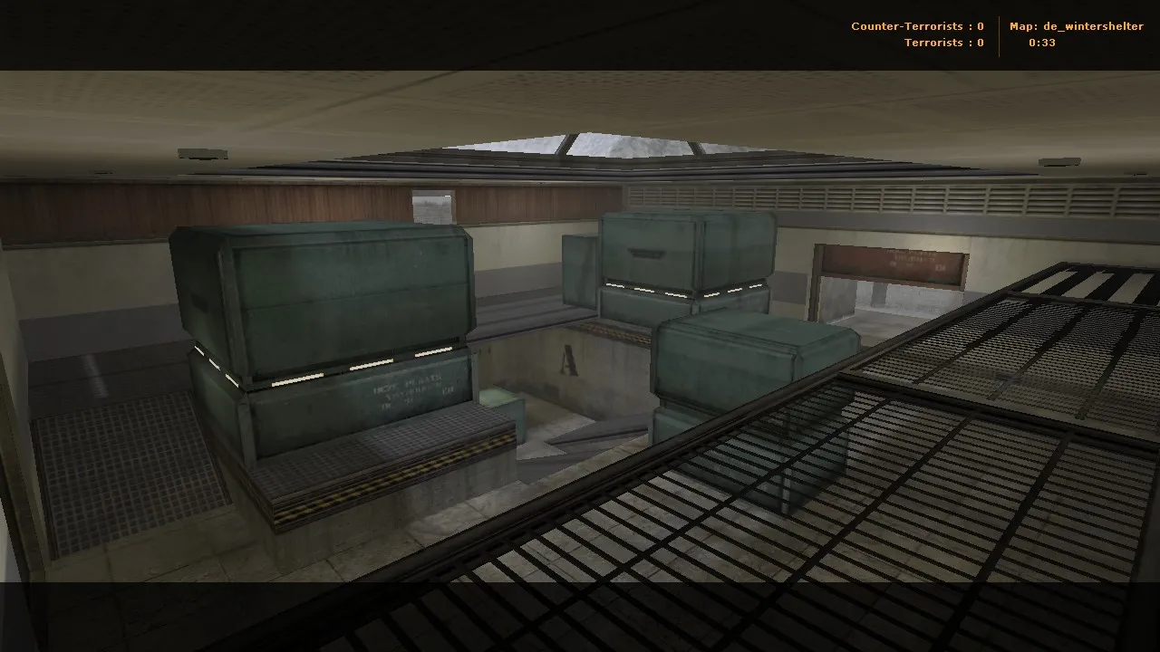 Скриншот  Карта de_wintershelter для Counter-Strike 1.6 - тактики и особенности