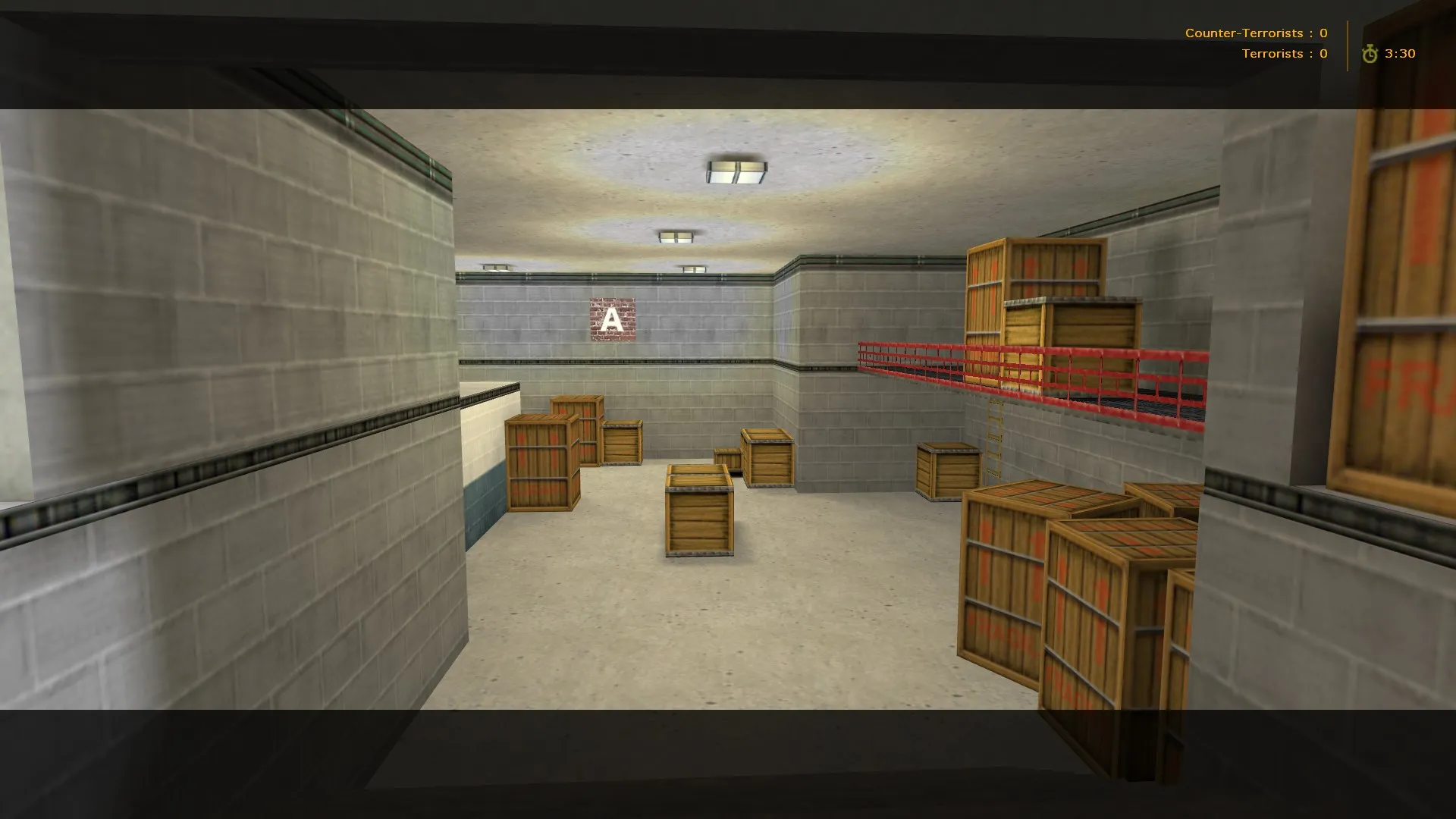 Скриншот  Карта de_fallout_2x2 для CS 1.6: точки, тактика за T/CT, оптимизация и .nav для ботов