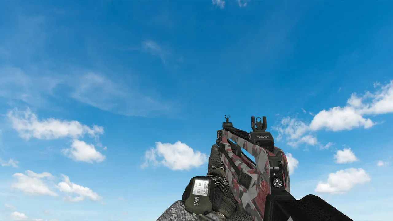 Скриншот  Пак моделей оружия «CoD MW3 Pack» для CS 1.6: v_, p_, w_ модели, звуки, анимация осмотра и текстуры