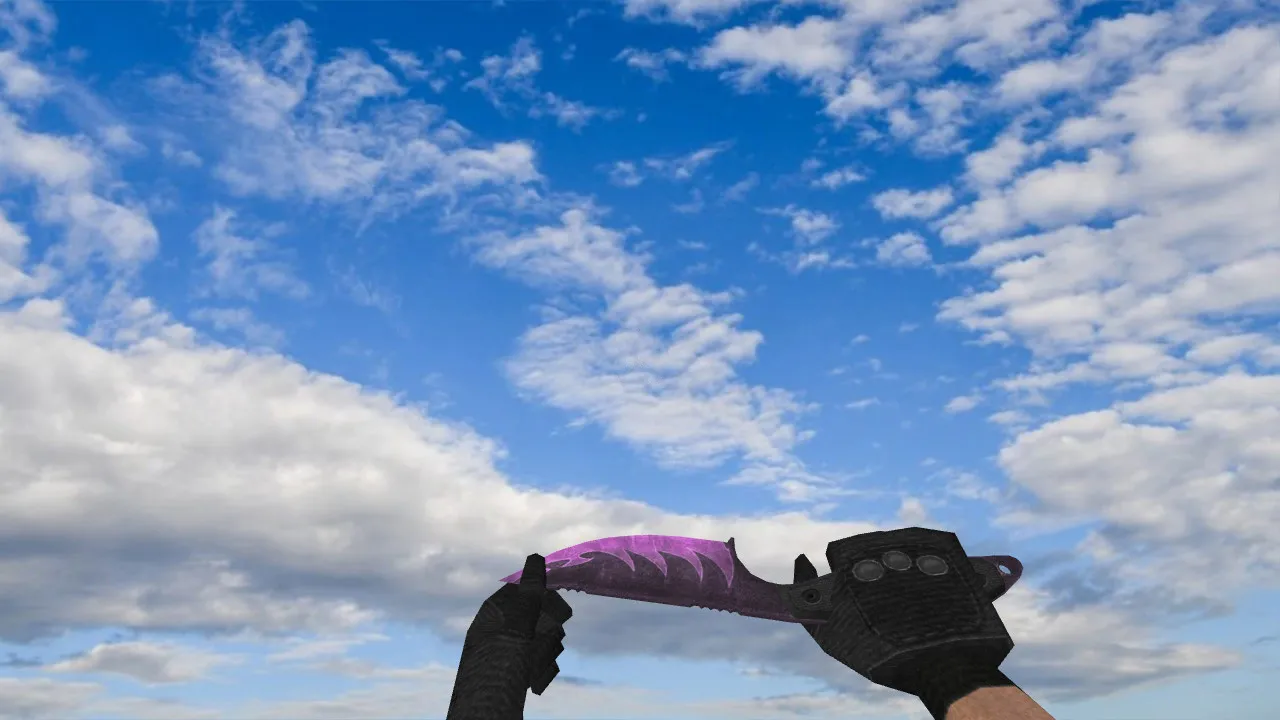 Скриншот Модель «Lionness Knife» v_ и p_ для CS 1.6: звуки, анимация осмотра, текстуры и качество модели ножа