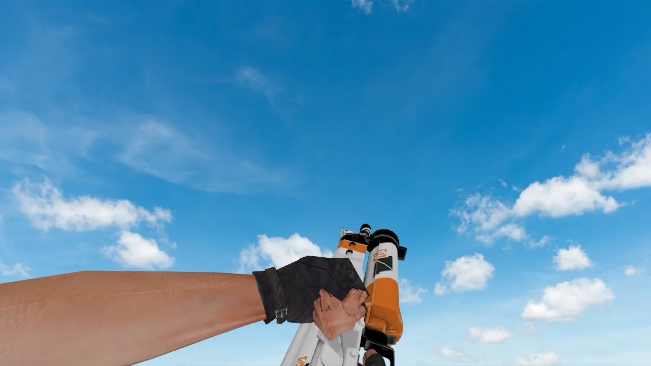 Скриншот Модель «PP-19 Bizon «Азимов»» для CS 1.6 - Скачайте сейчас