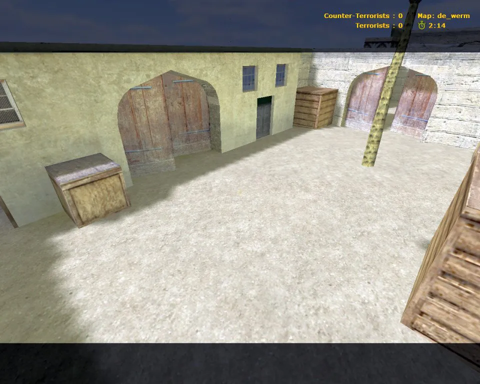 Скриншот  Карта de_werm для CS 1.6: Тактический анализ и характеристики