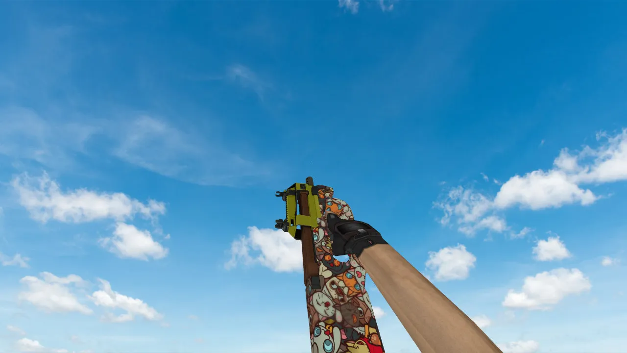 Скриншот Модель P90 «ЛАПКИ» для CS 1.6 - Уникальный стиль и качество