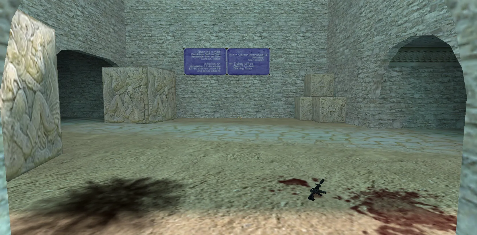 Скриншот de_asstech для CS 1.6: .nav для ботов, баланс сторон и оптимизация wpoly/epoly