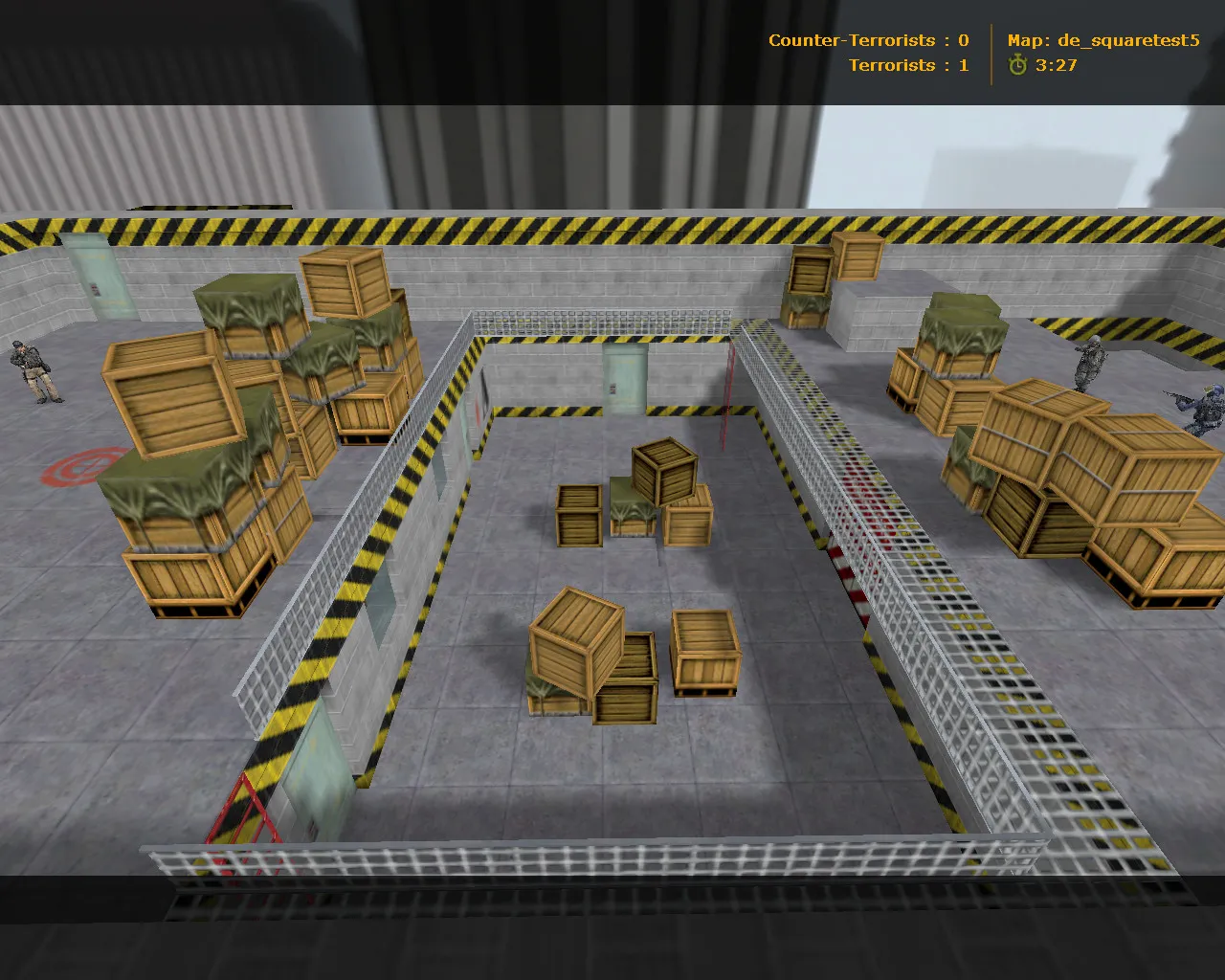 Скриншот  Карта de_squaretest5 для Counter-Strike 1.6: тактика и особенности